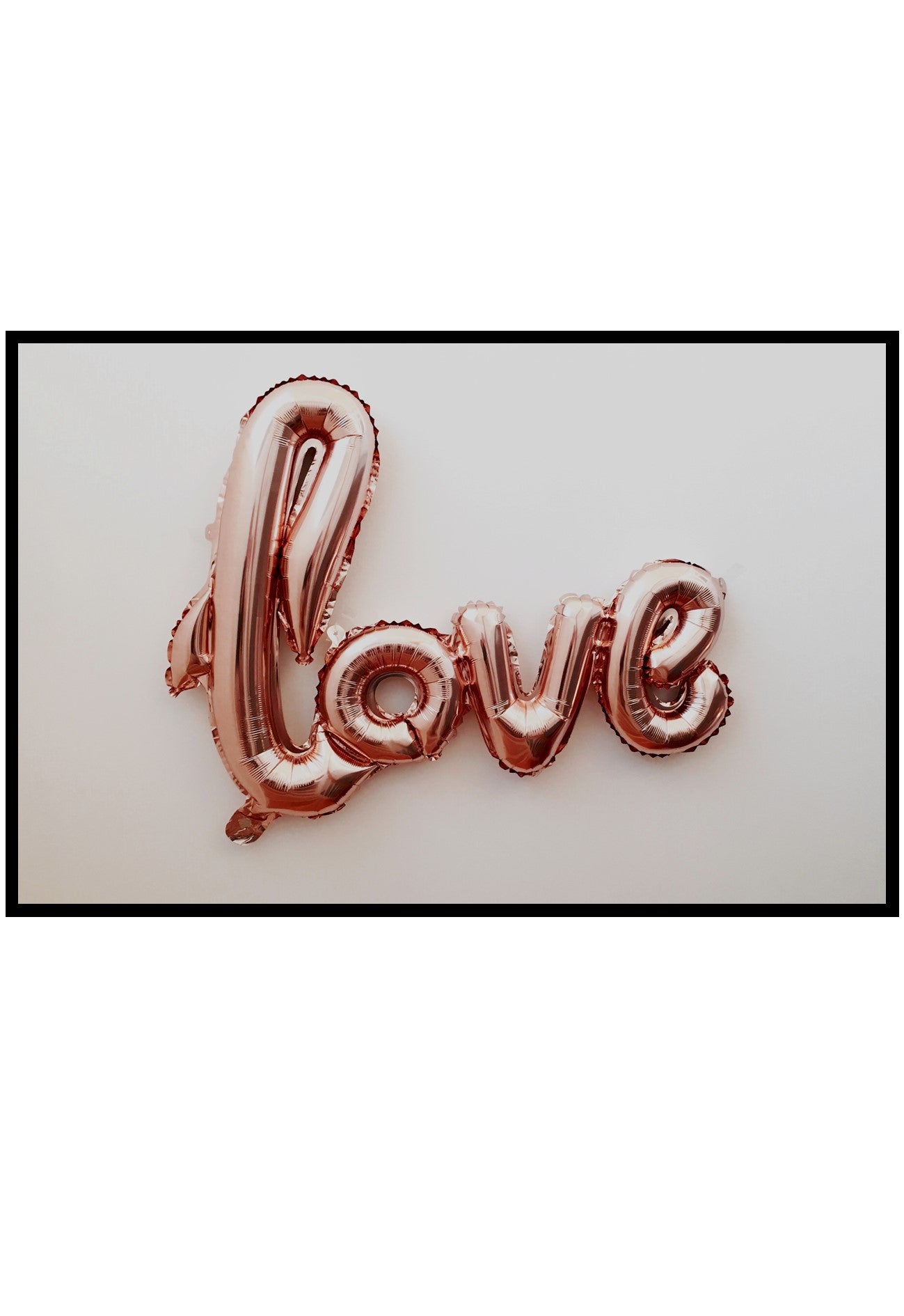 Rose Gold Love Wall Art