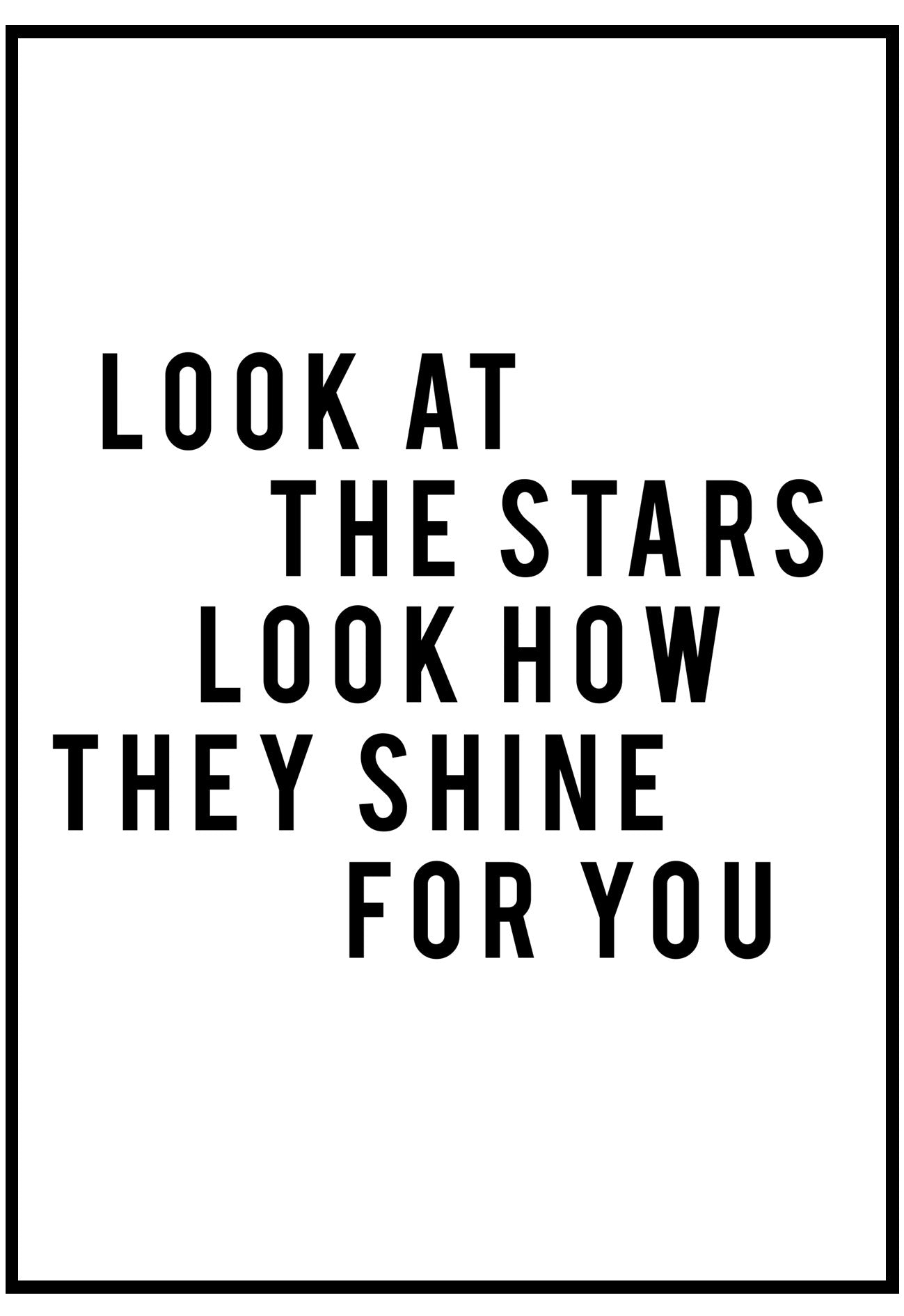 Look At The Stars Wall Art