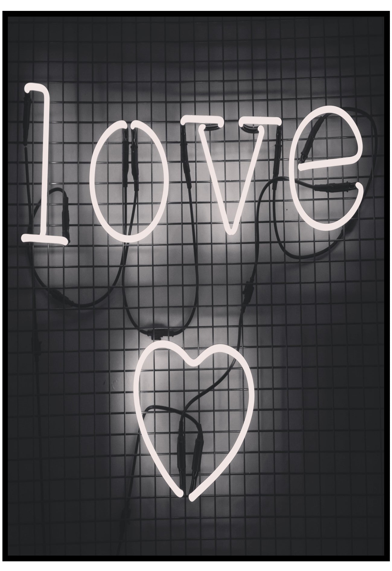 Neon Love Wall Art