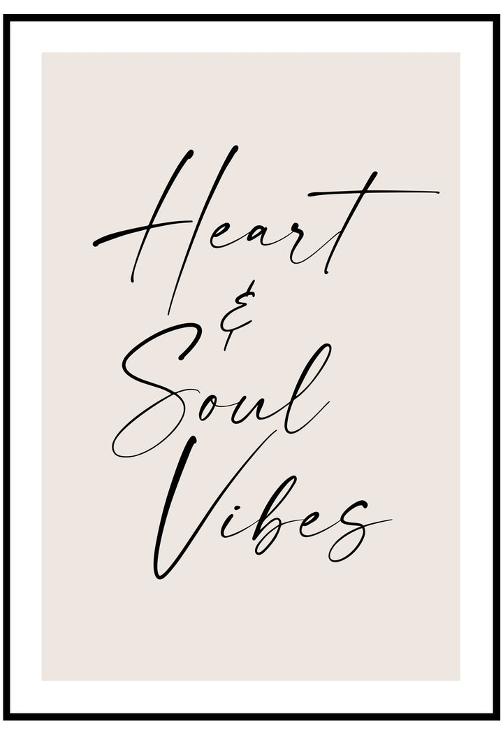 Heart And Soul Vibes Wall Art