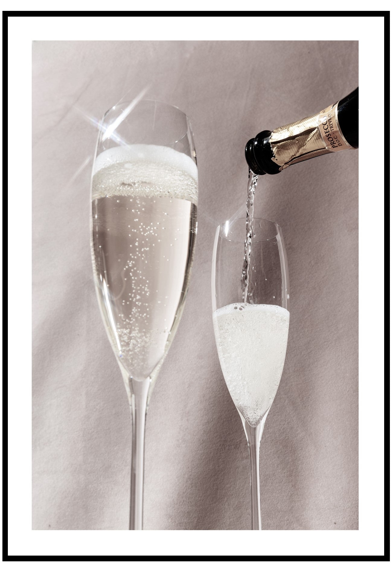 Prosecco Pour Wall Art