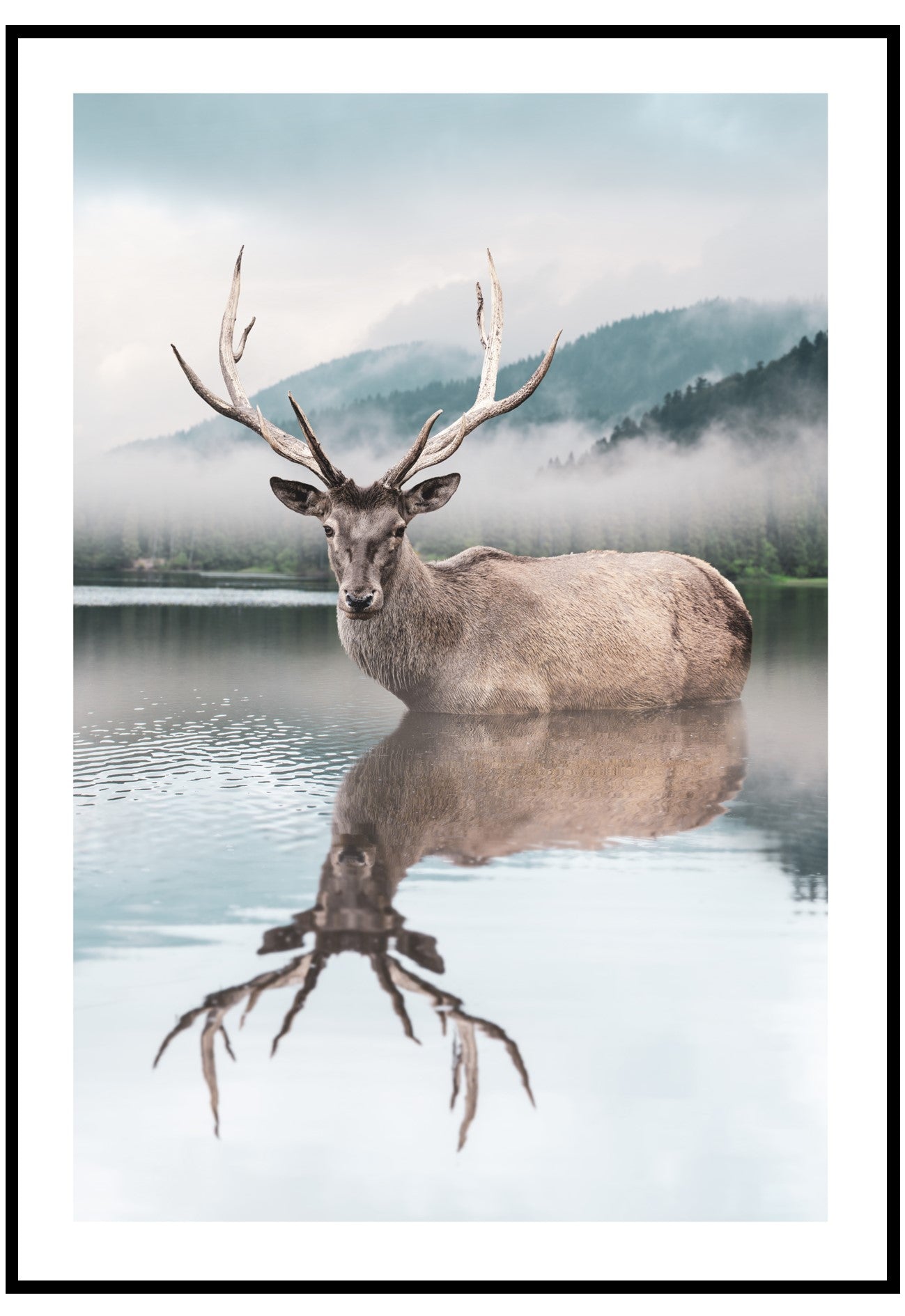 Stag Lake Wall Art