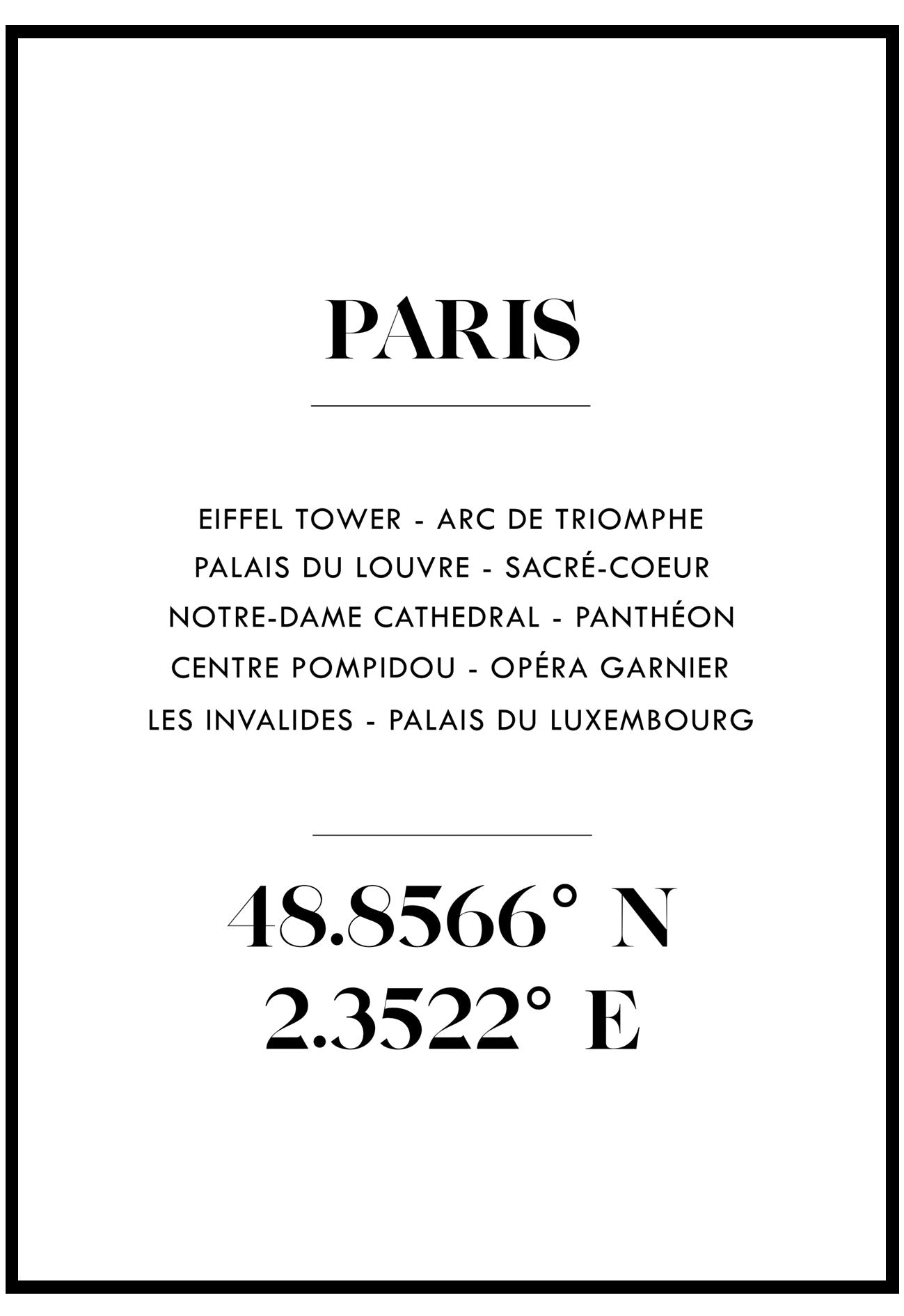 Paris Landmarks Wall Art