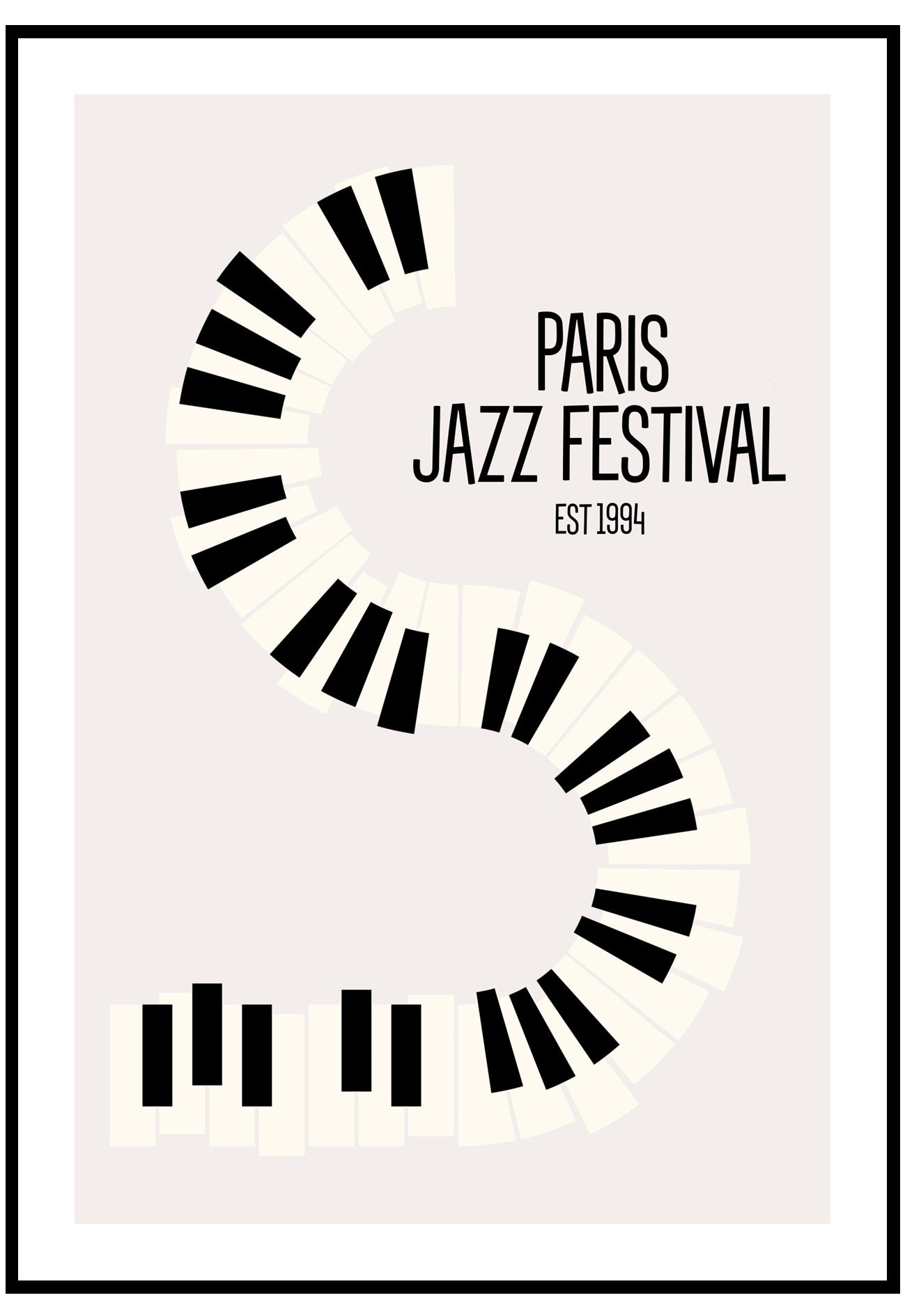 Paris Jazz Festival Wall Art