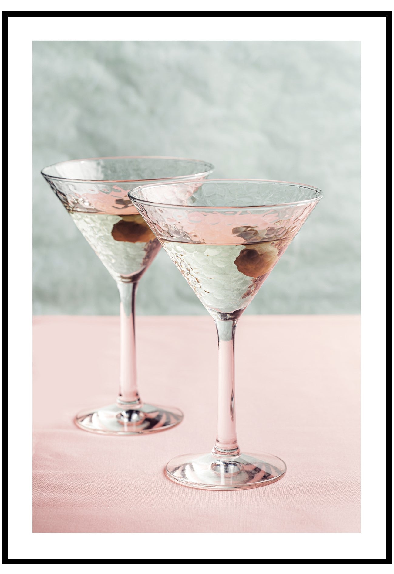 Pastel Martini Wall art