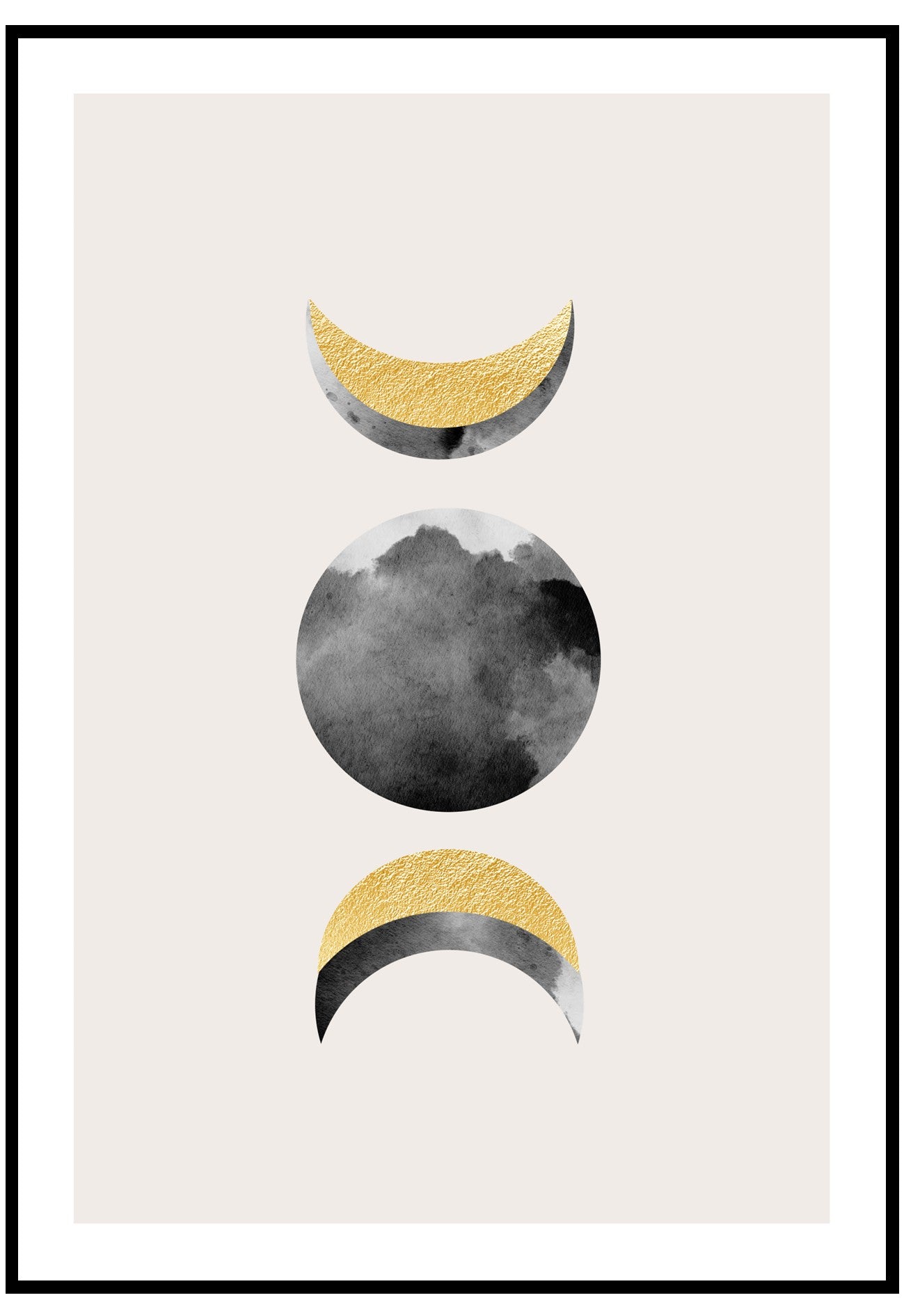 Watercolour Moon Wall Art