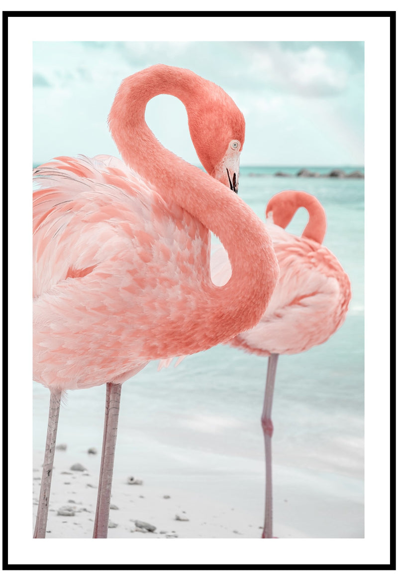 Flamingo Beach Wall Art