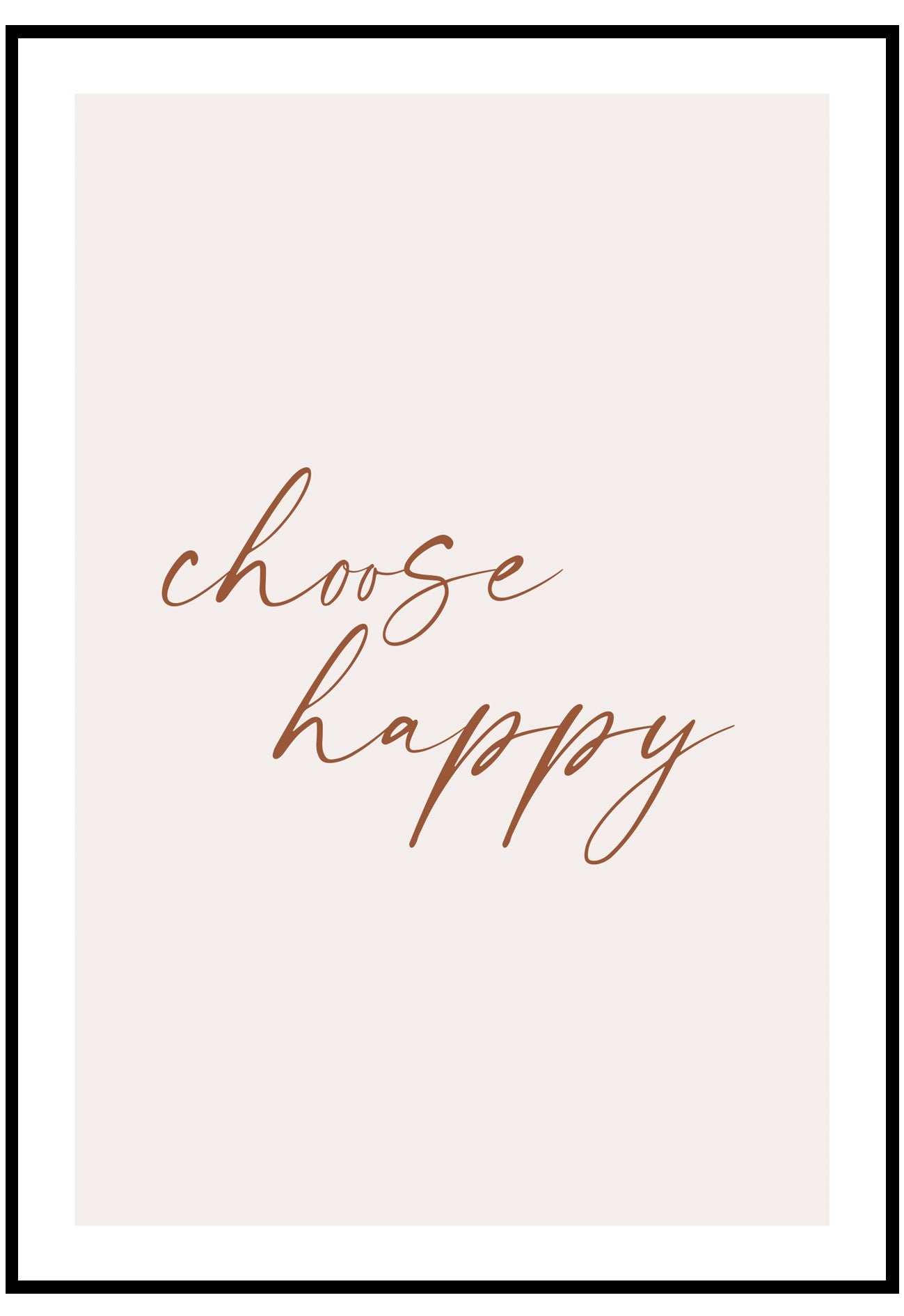 Choose Happy Wall Art