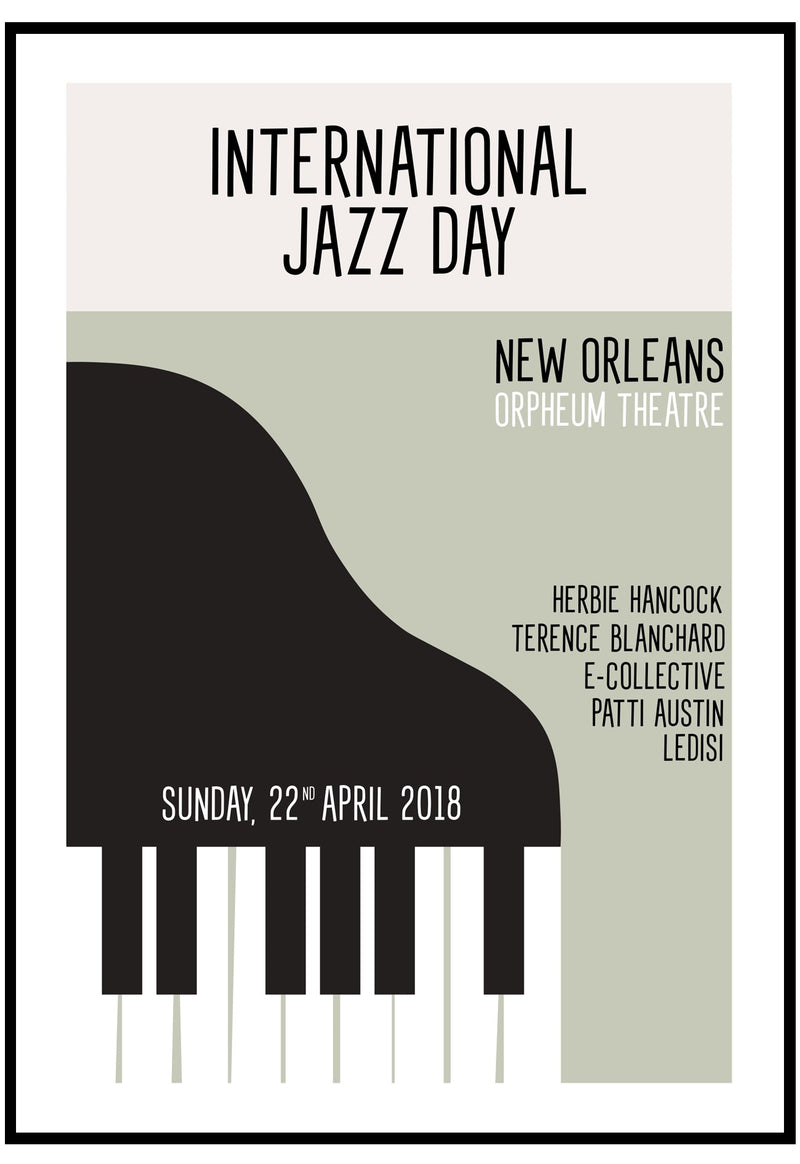 International Jazz Day Wall Art