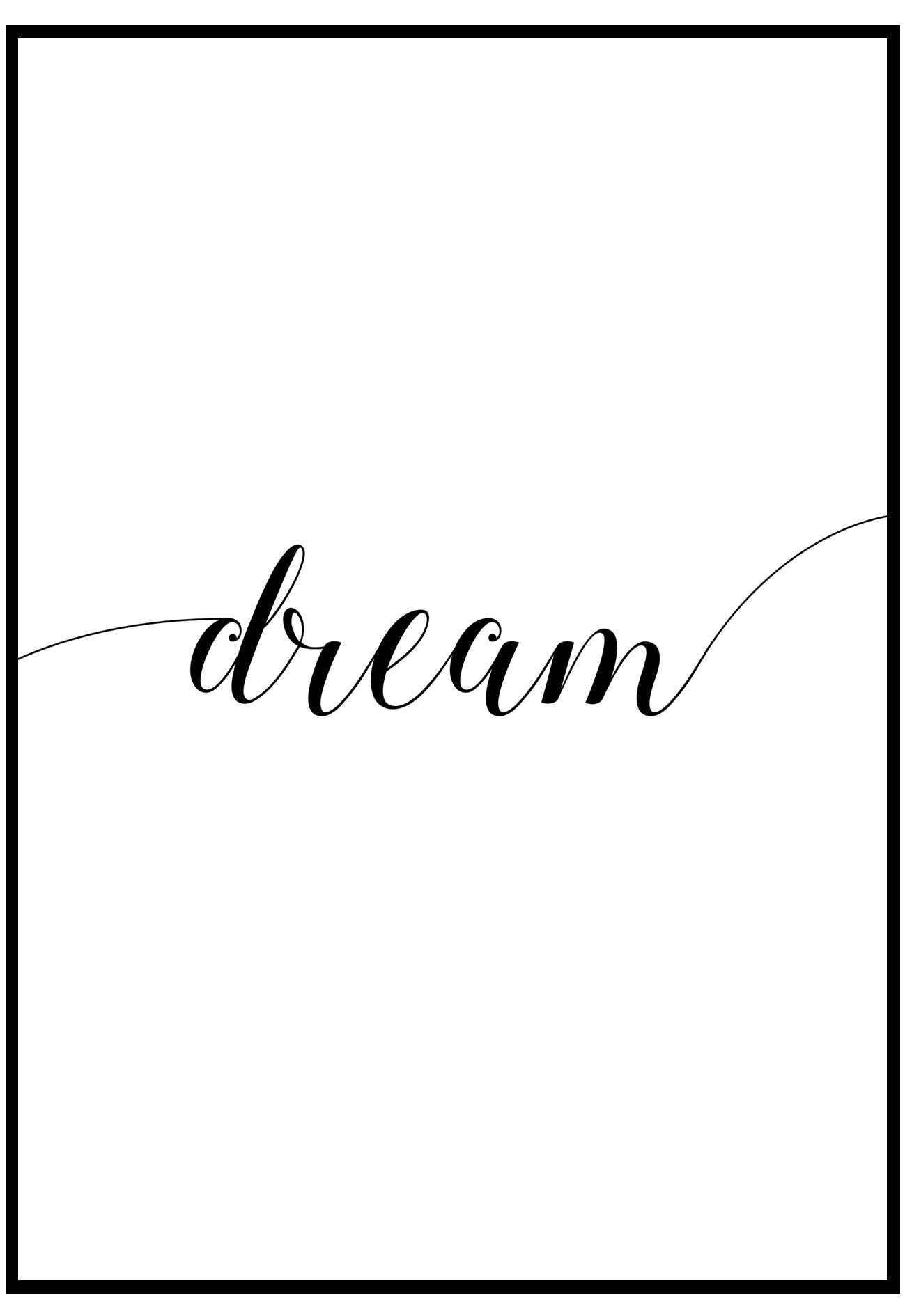 Dream Script Wall Art