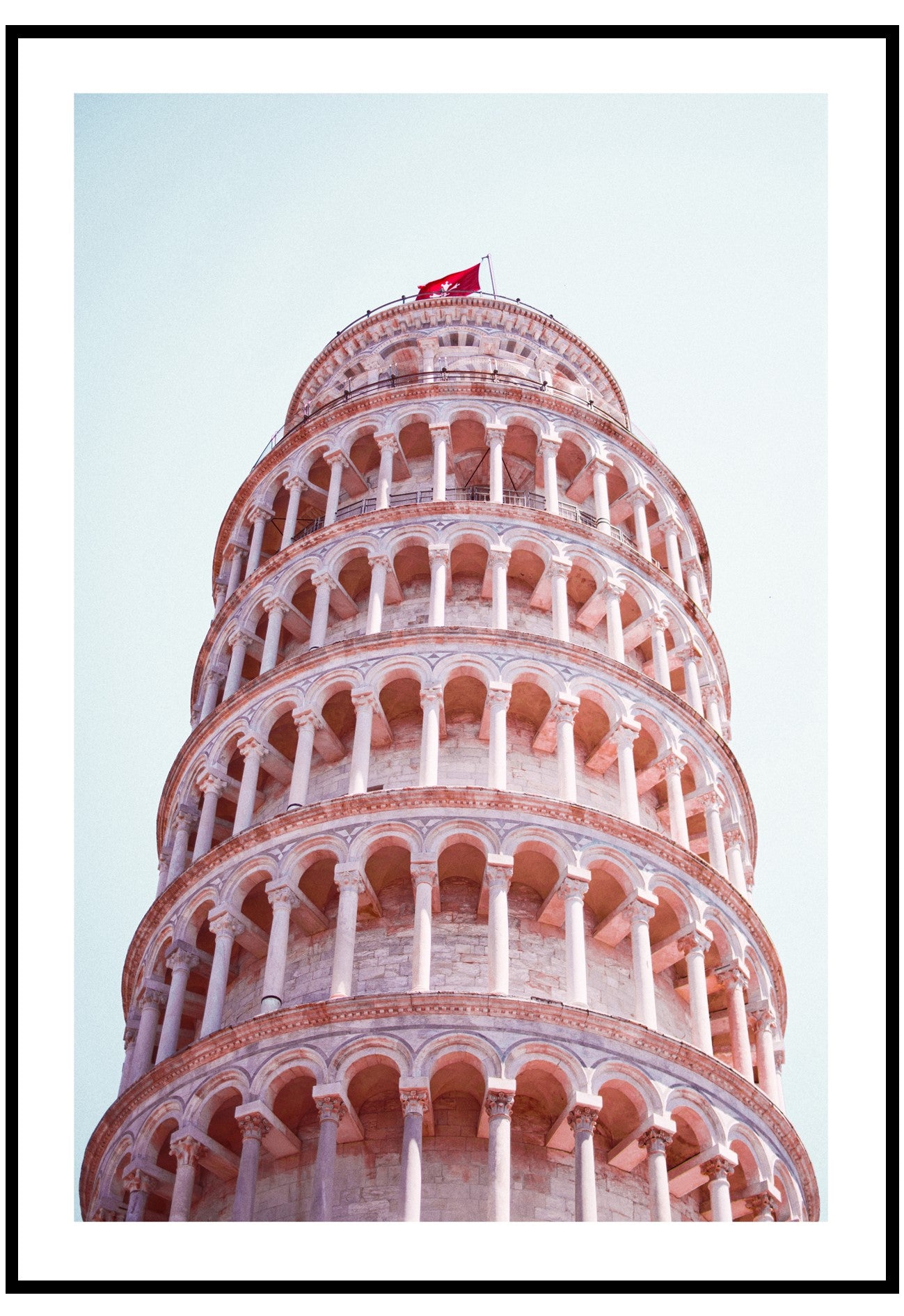 Pink Pisa Wall Art