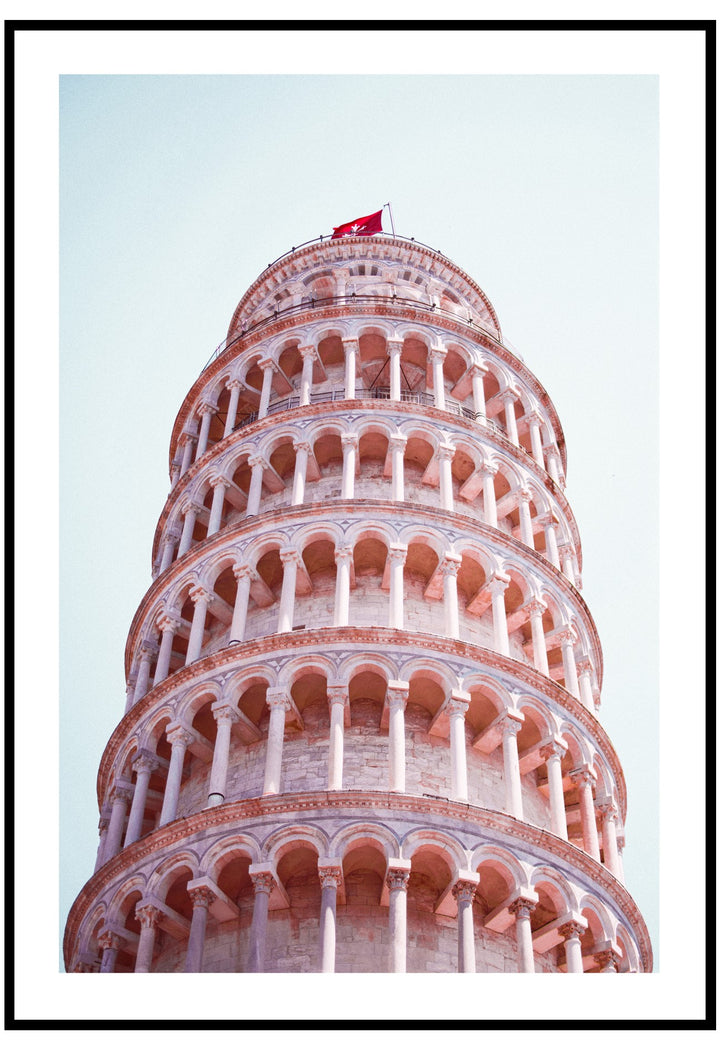 Pink Pisa Wall Art