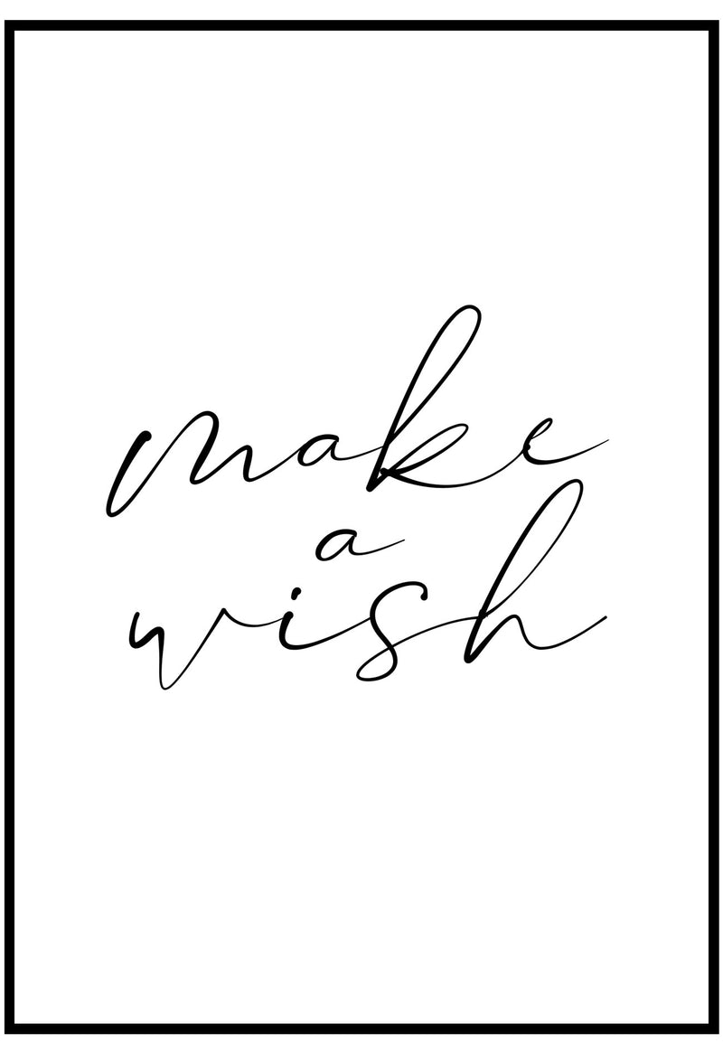 Make A Wish My Print Slay Poster –