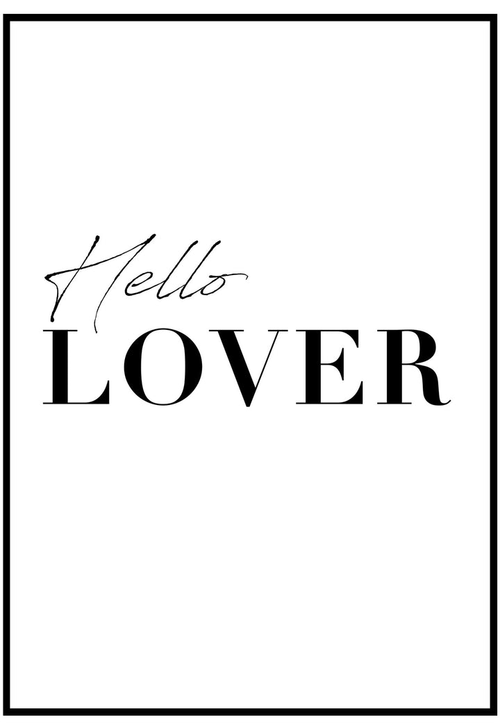 Hello Lover Wall Art