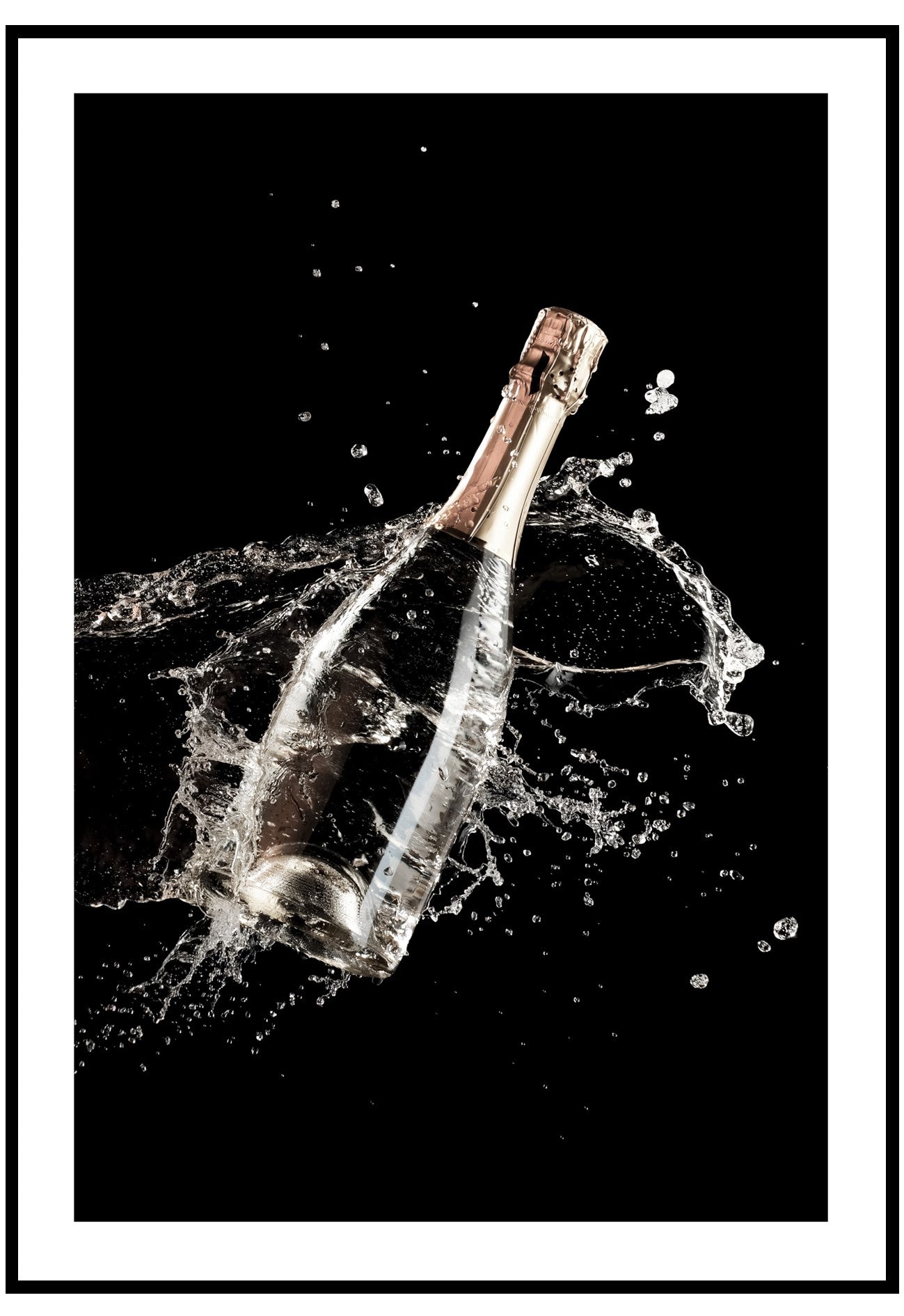 Champagne Splash Wall Art