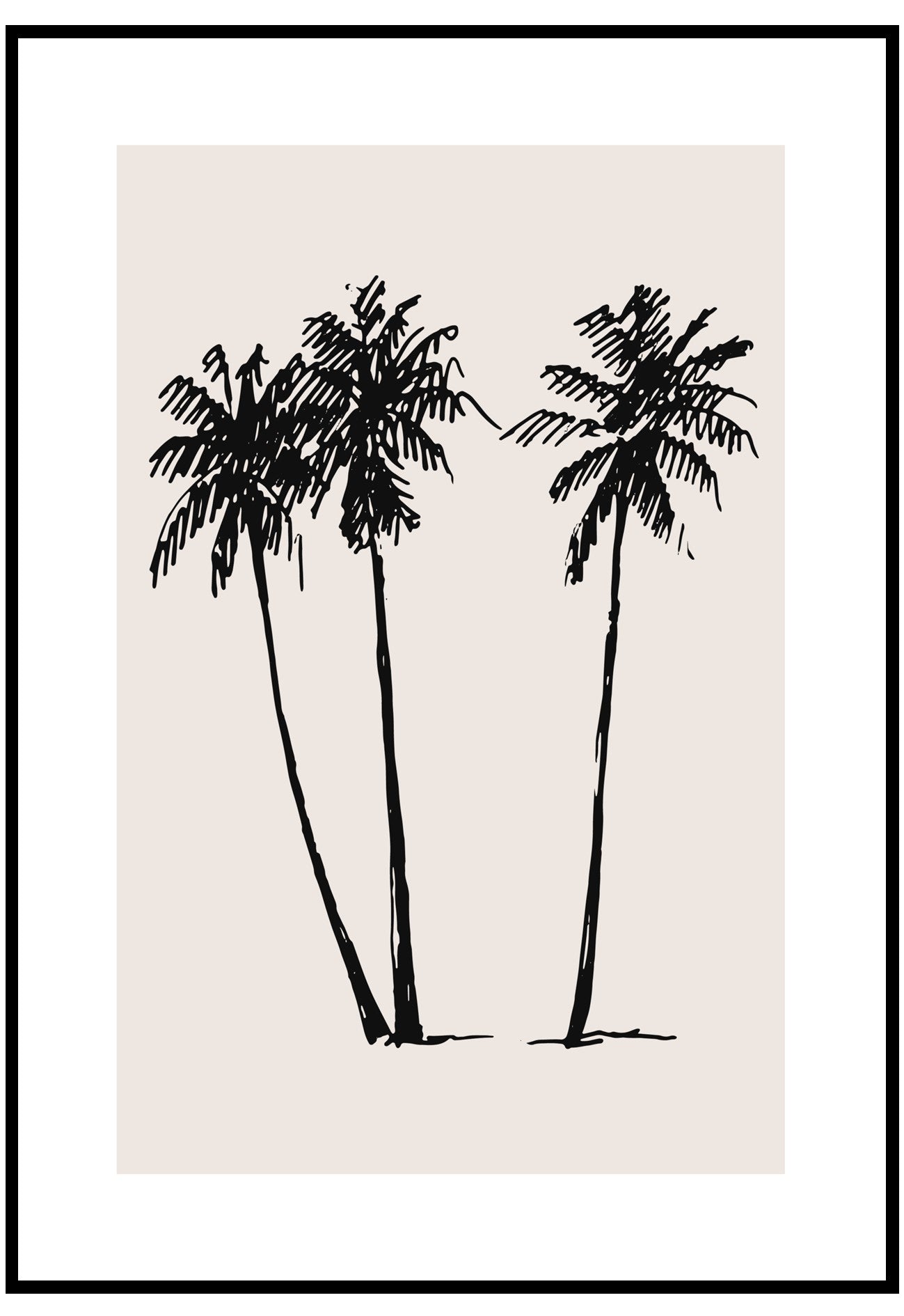 Palm Illustration Wall Art