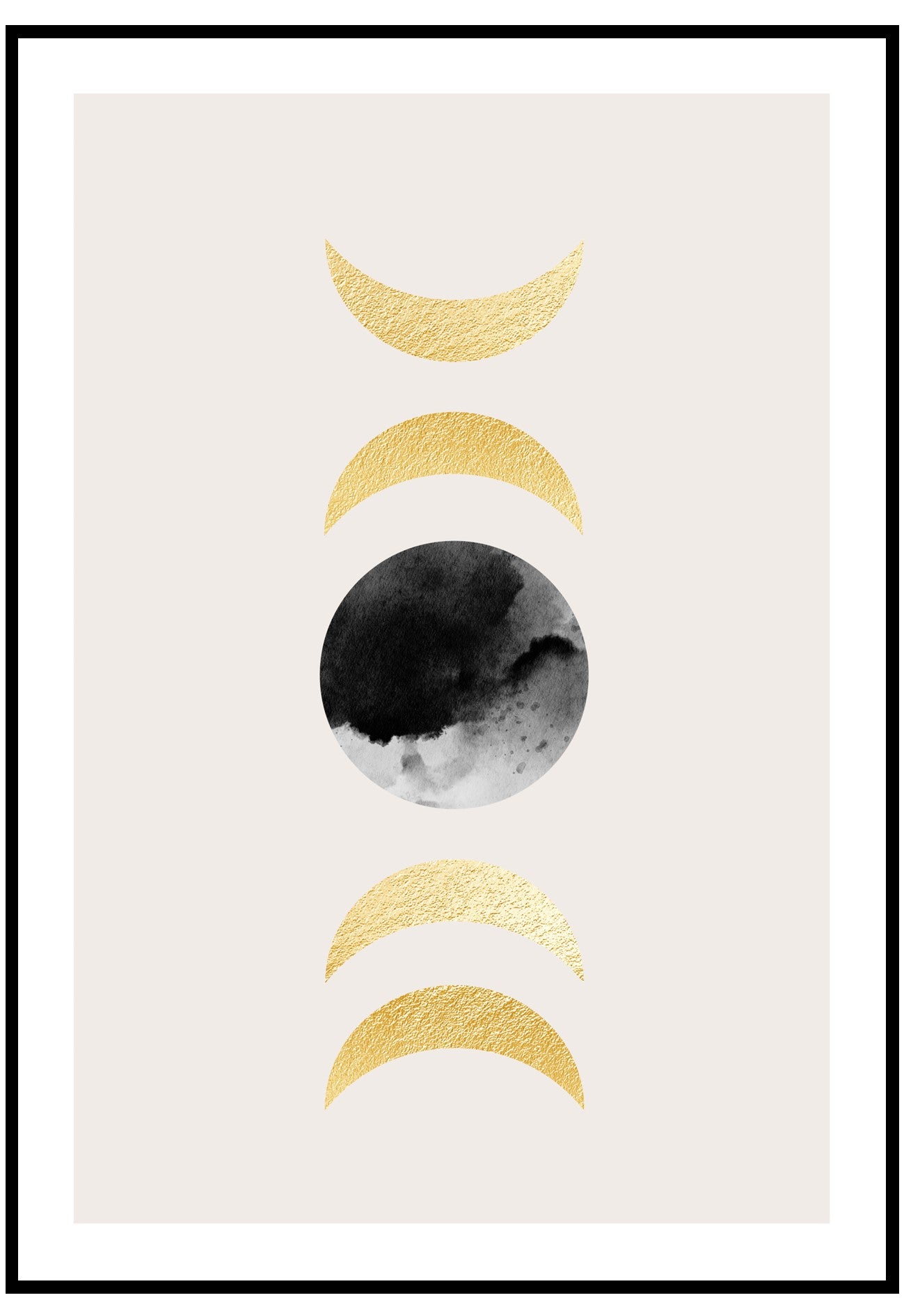 Watercolour Moon Wall Art