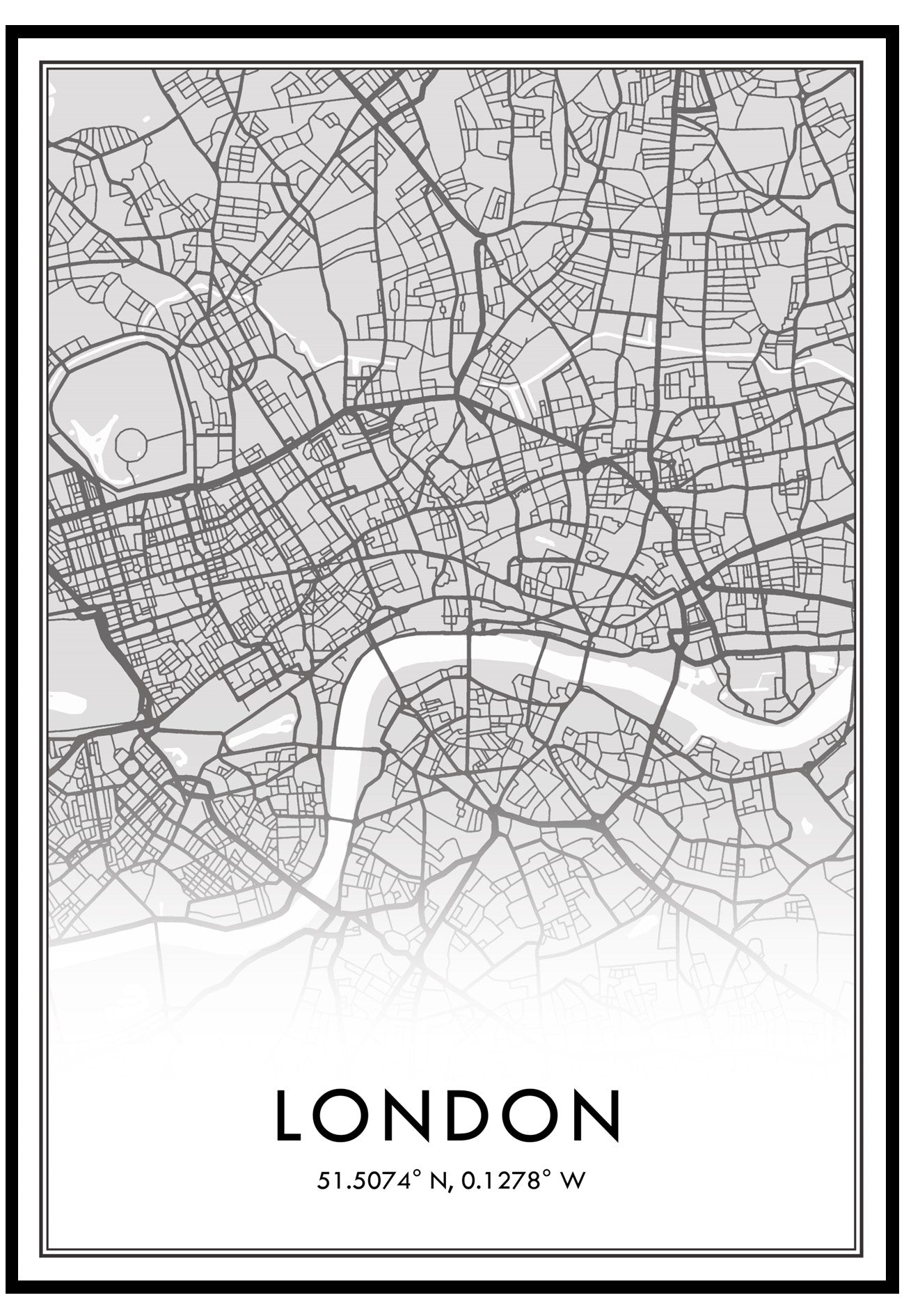 London Map Wall Art