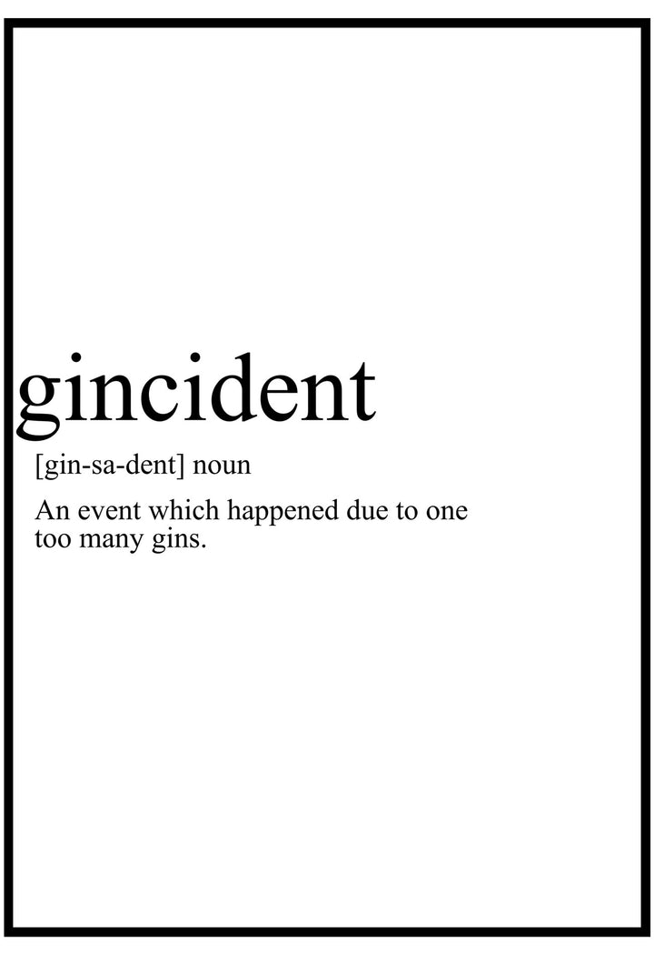 Gincident Wall Art