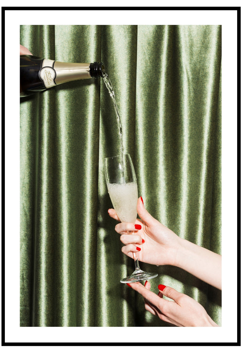 Champagne Pour Wall Art