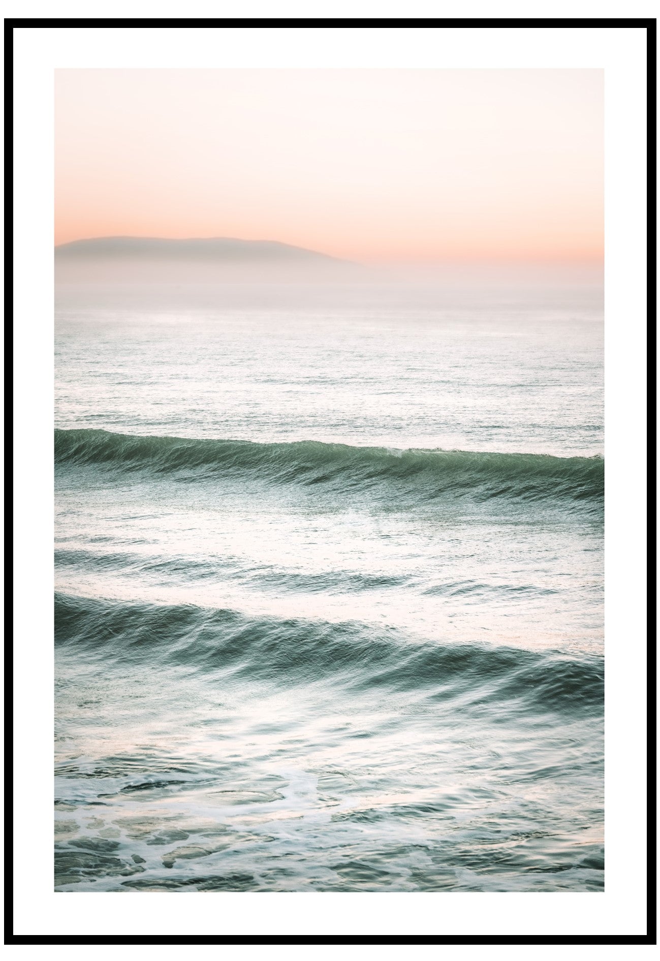 Sunrise Waves Wall Art