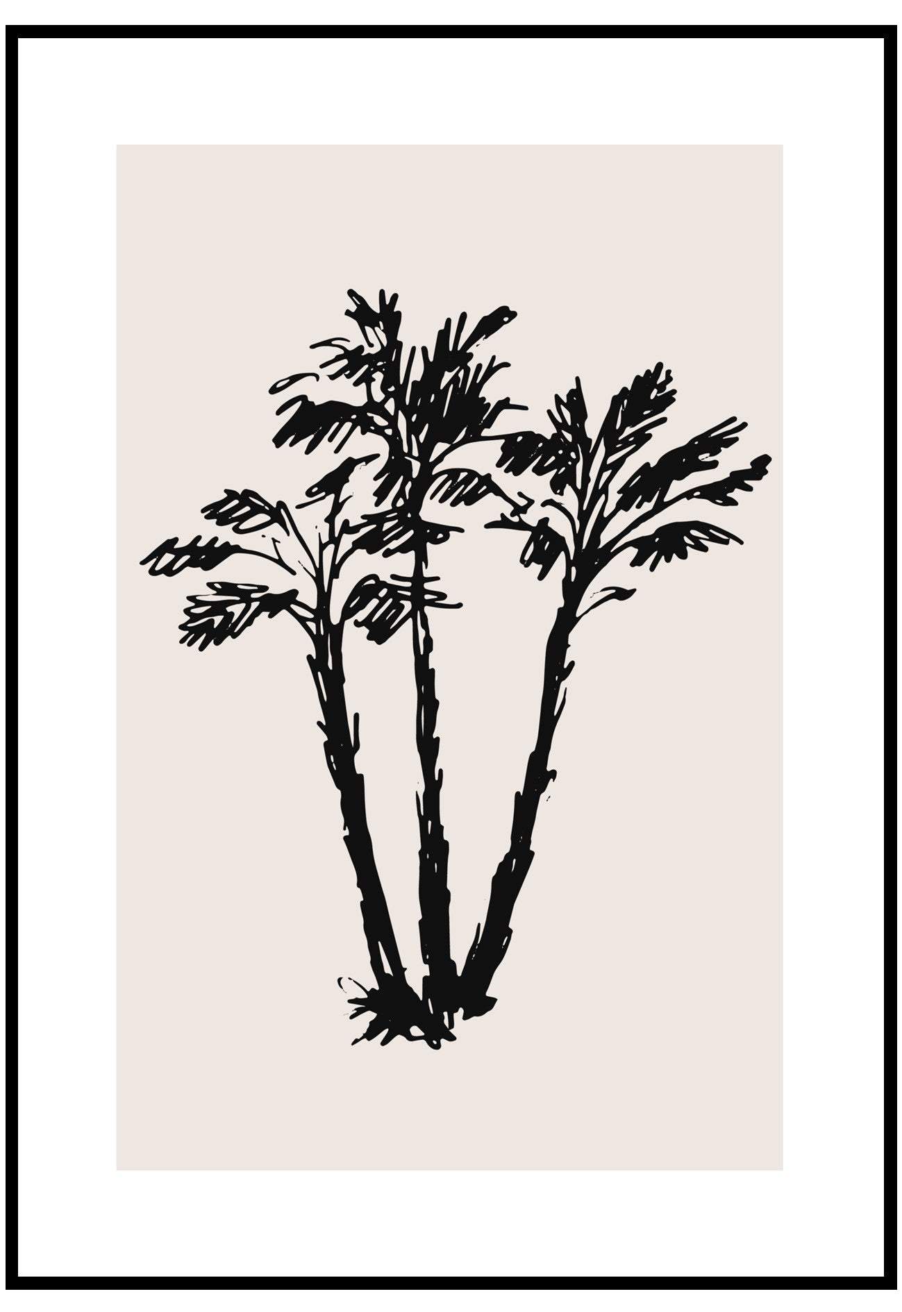 Palm Illustration Wall Art