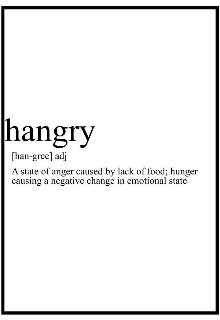 Hangry Wall Art