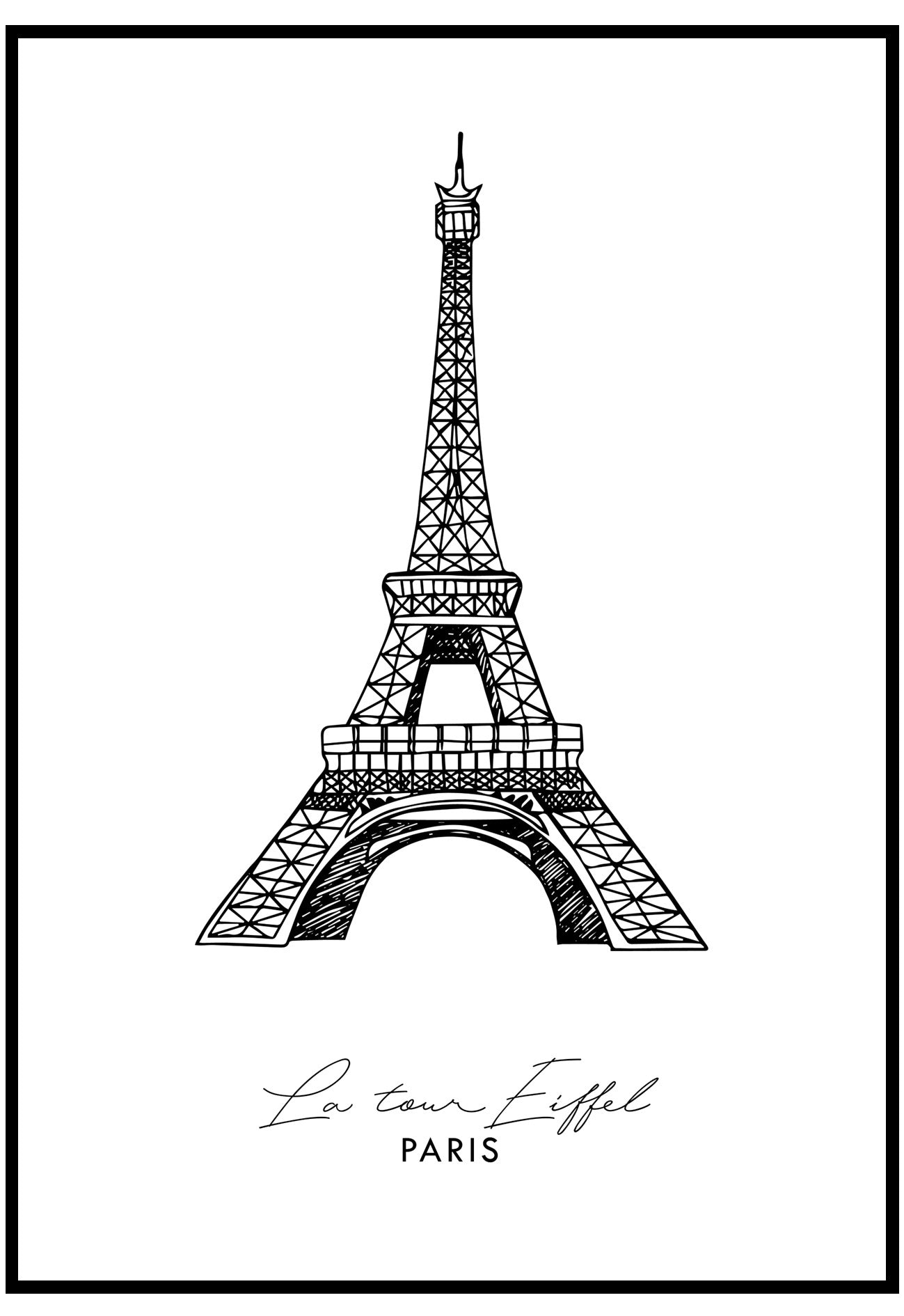 La Tour Eiffel Wall Art