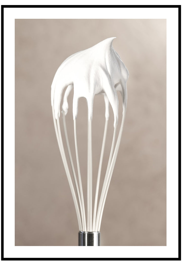 Cream Whisk Wall Art