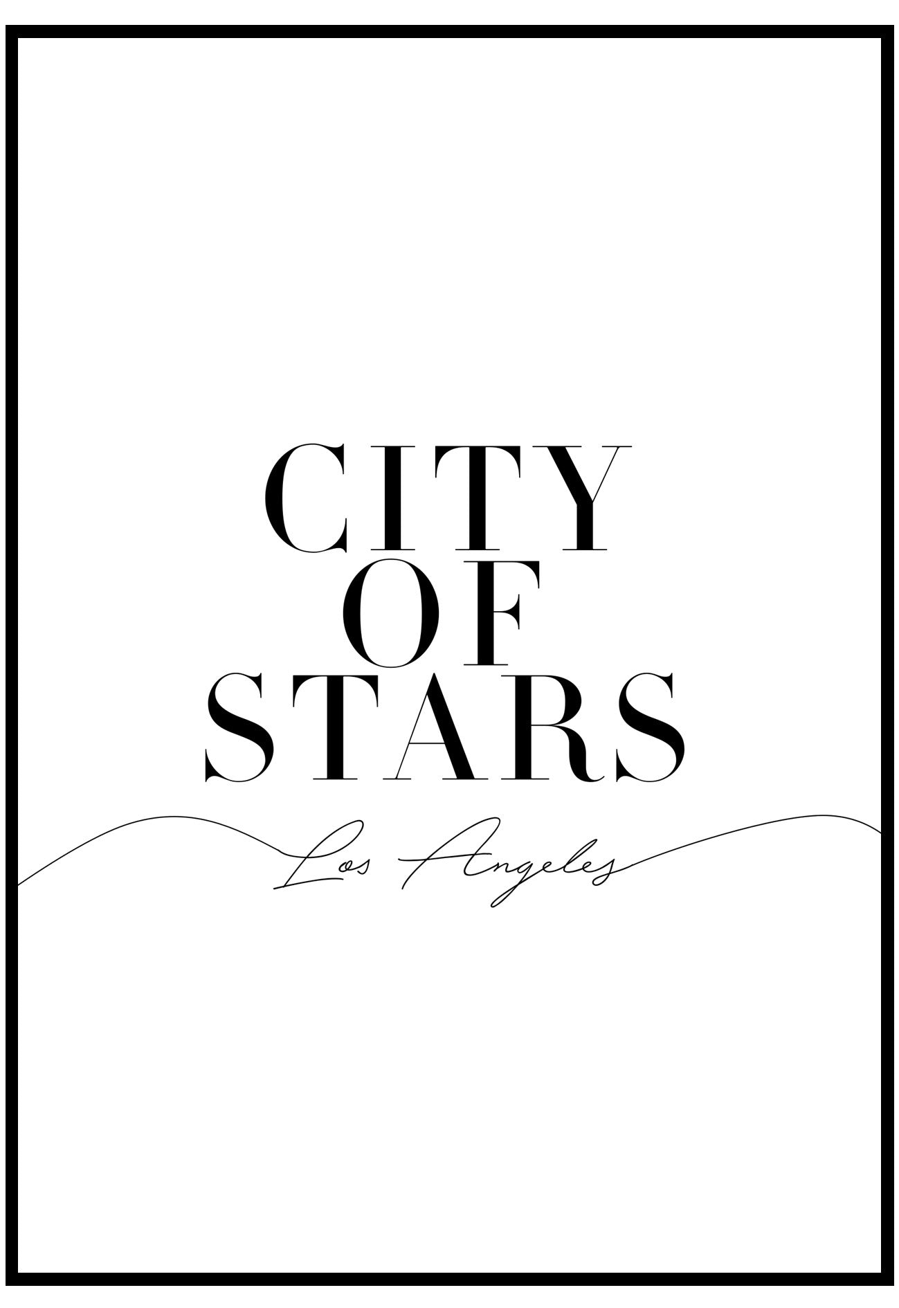 City Of Stars Wall Art