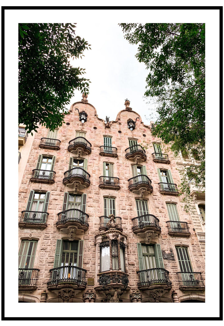 Barcelona Balconies Wall Art