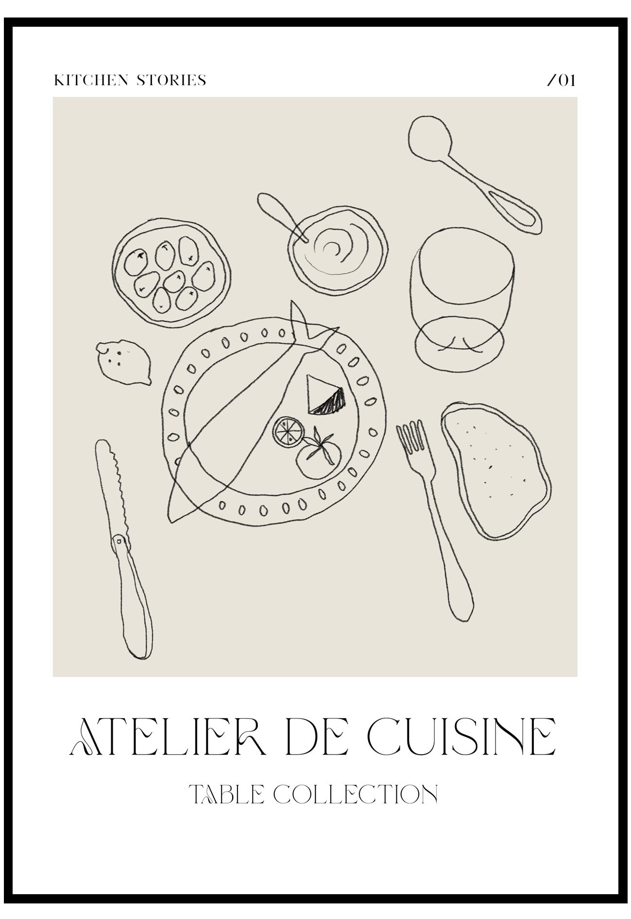 Atelier De Cuisine Wall Art