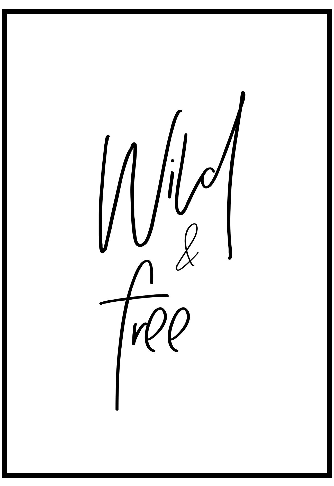 Wild & Free Wall Art