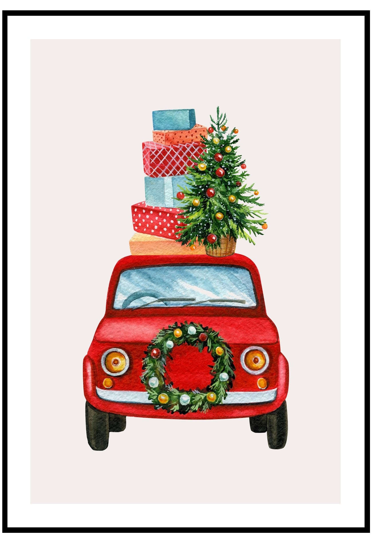 christmas ornament wall art