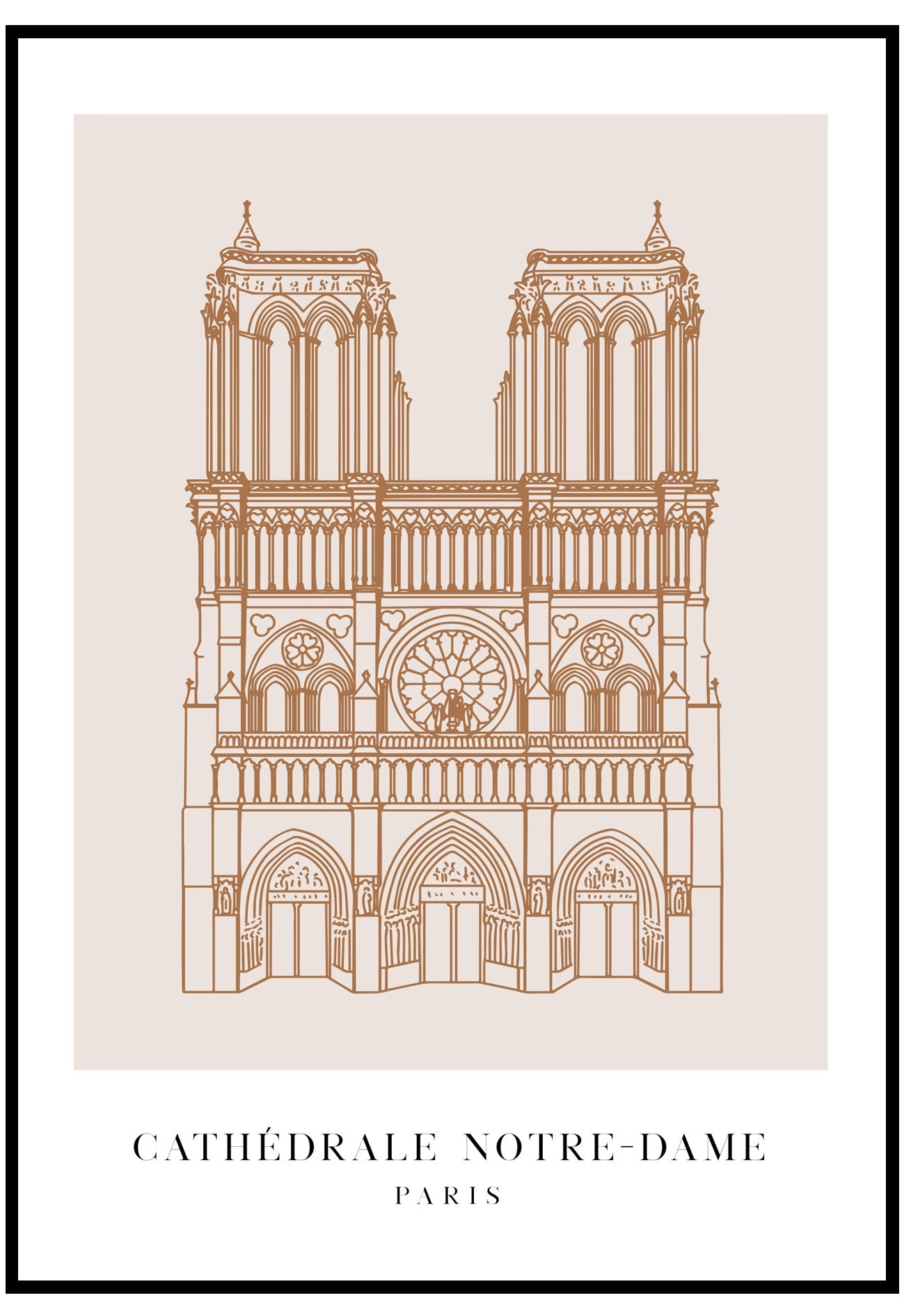 CATHEDRALE NOTRE-DAME WALL ART