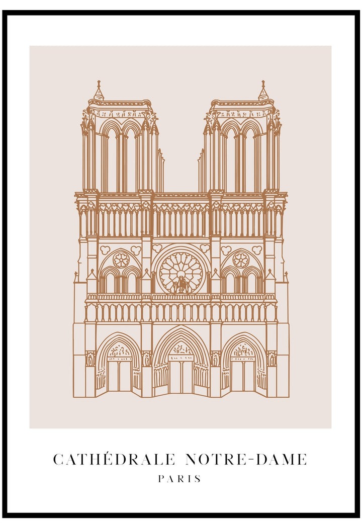 CATHEDRALE NOTRE-DAME WALL ART