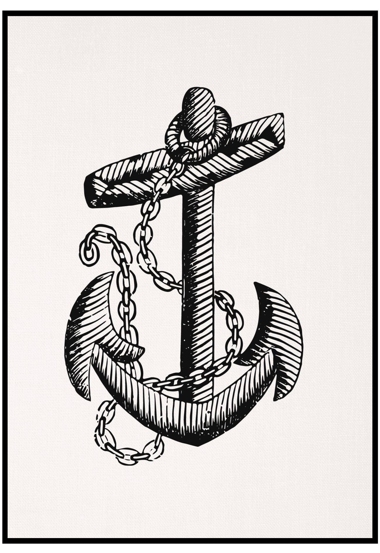 Anchor Illustration Wall Art