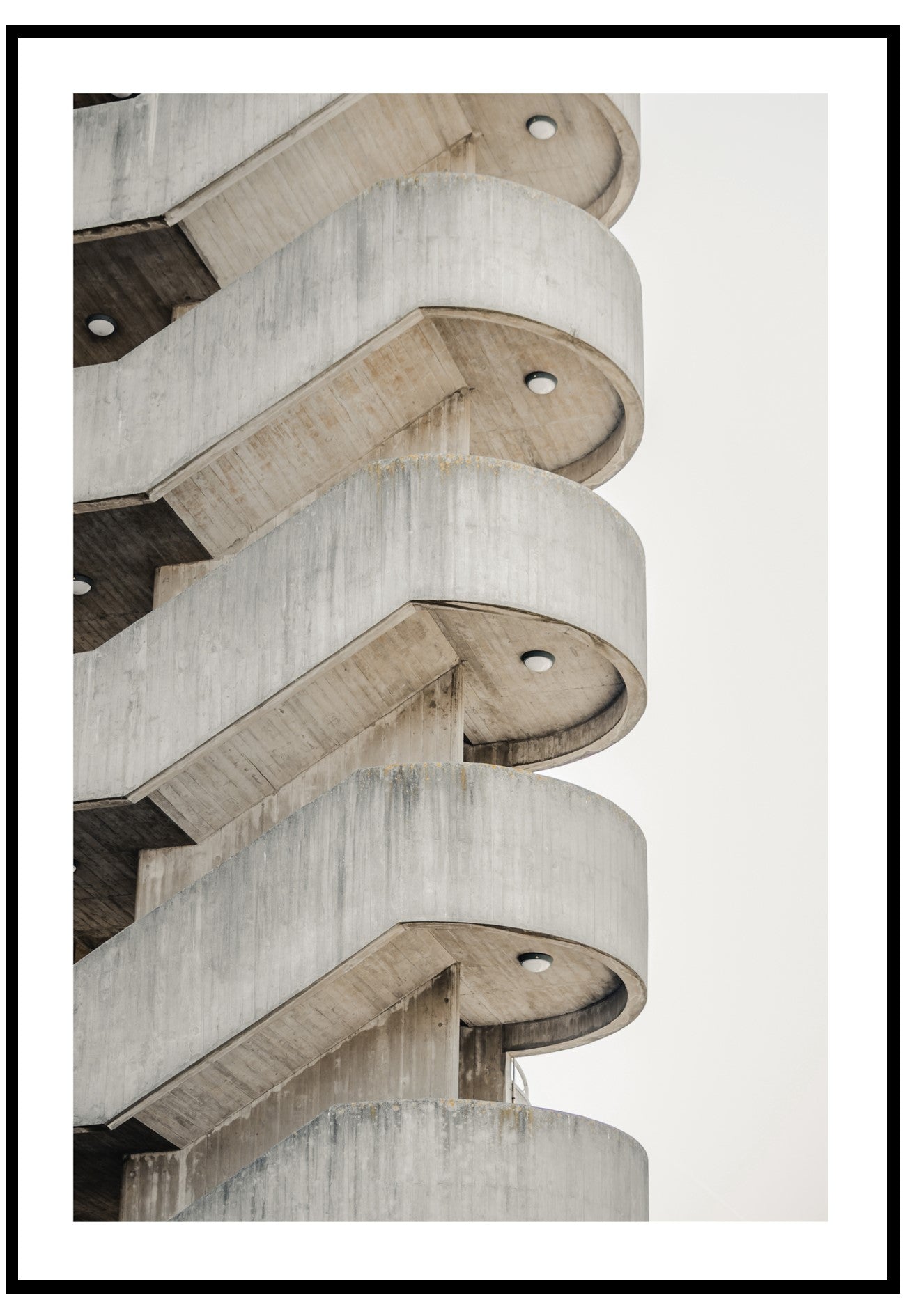 brutalist building wall art