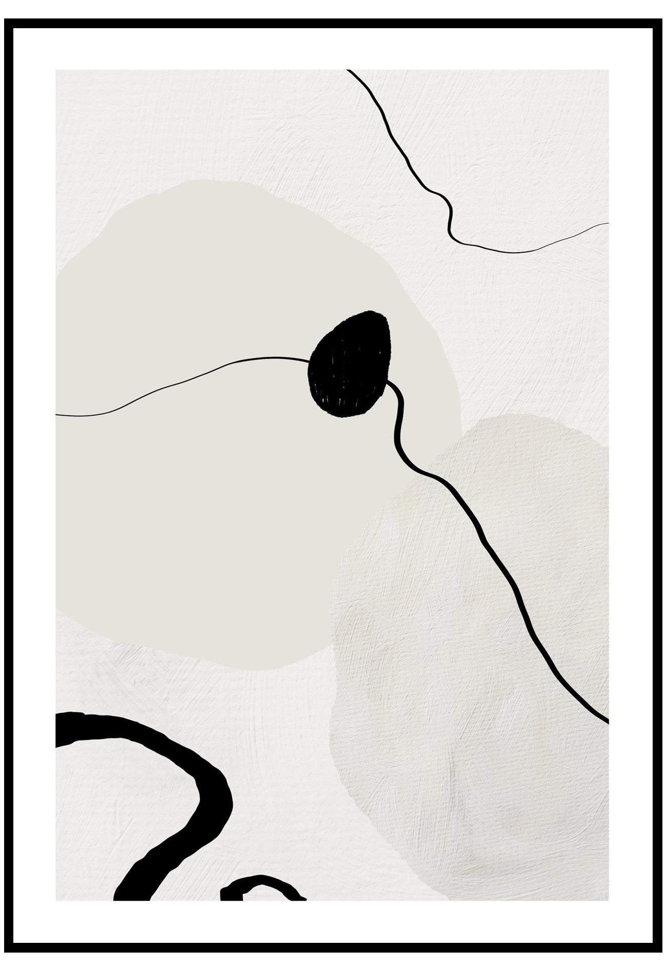 nude abstract wall art